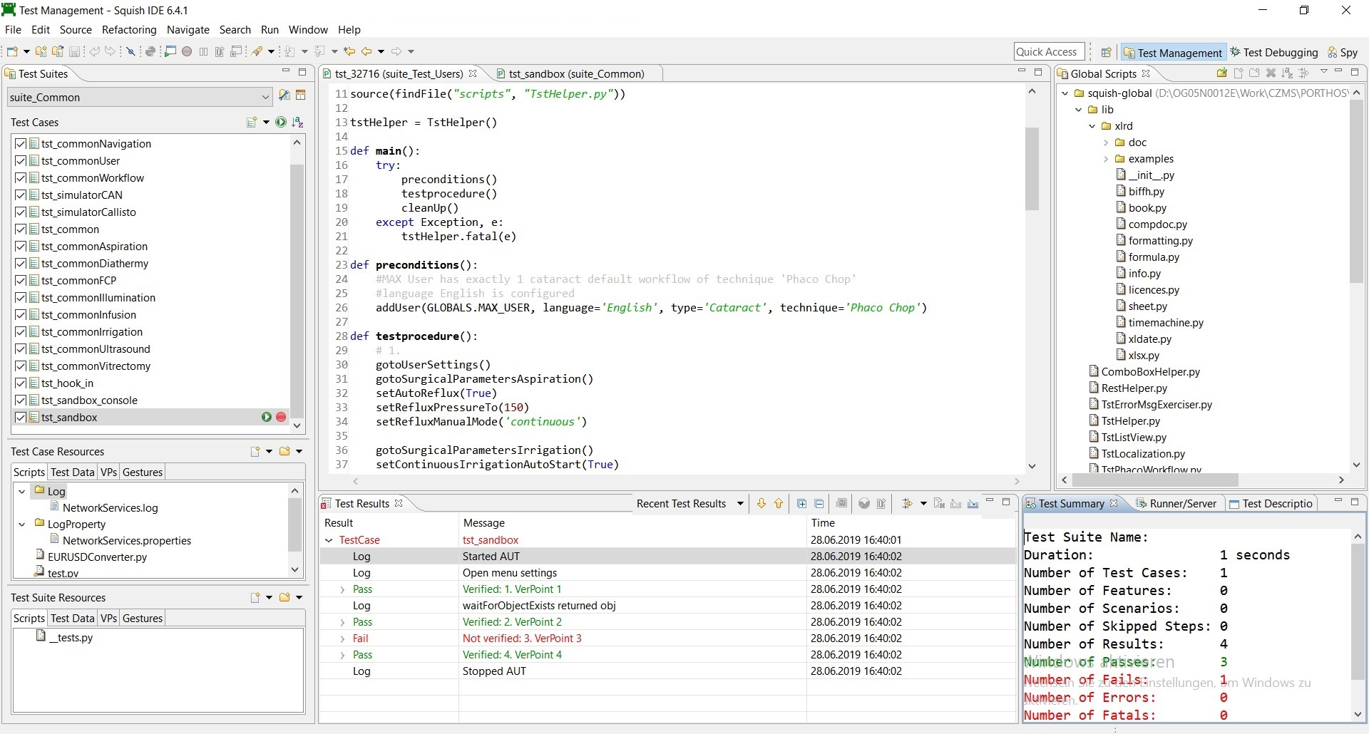 GUI Test Automation Using Squish and BDD